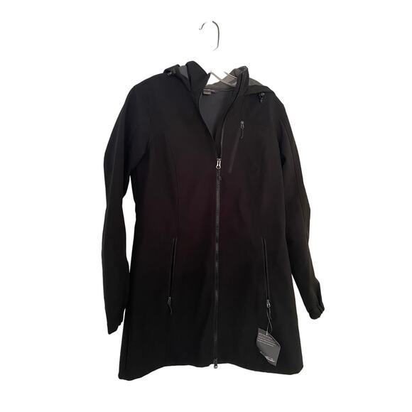 Eddie Bauer Jackets & Blazers - NWT Eddie Bauer Womens Regular Trench Rocky Pass, Black, Medium